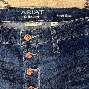 Ariat Medium Wash Fade High Rise Slim Trouser Jeans 29R